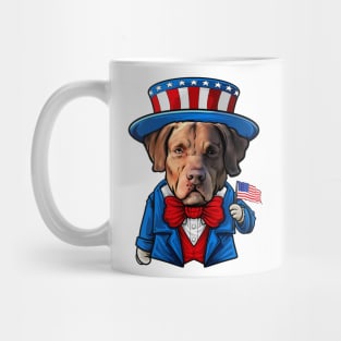 Fourth of July Chesapeake Bay Retriever Mug